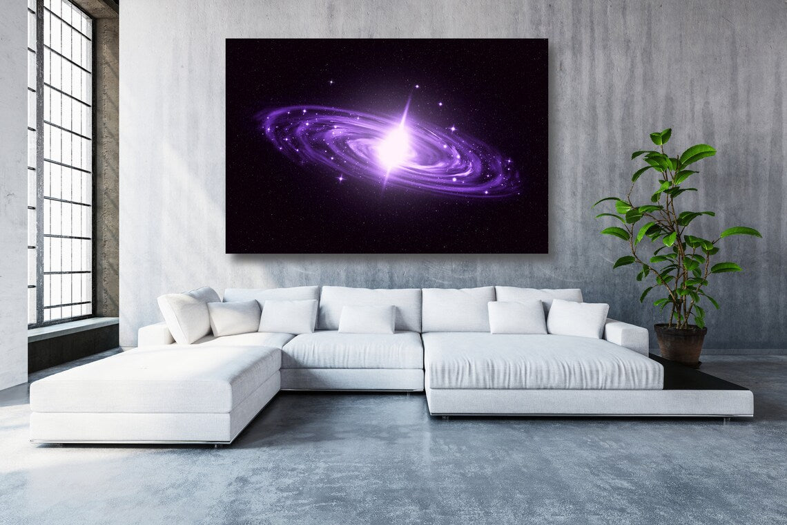 Andromeda Galaxy UV Direct Aluminum Print Australian Made Quality