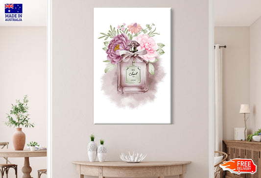 Perfume Pink Flowers Wall Art Limited Edition High Quality Print