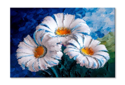 Painting Daisies Flowers in the Garden Wall Art Limited Edition High Quality Print