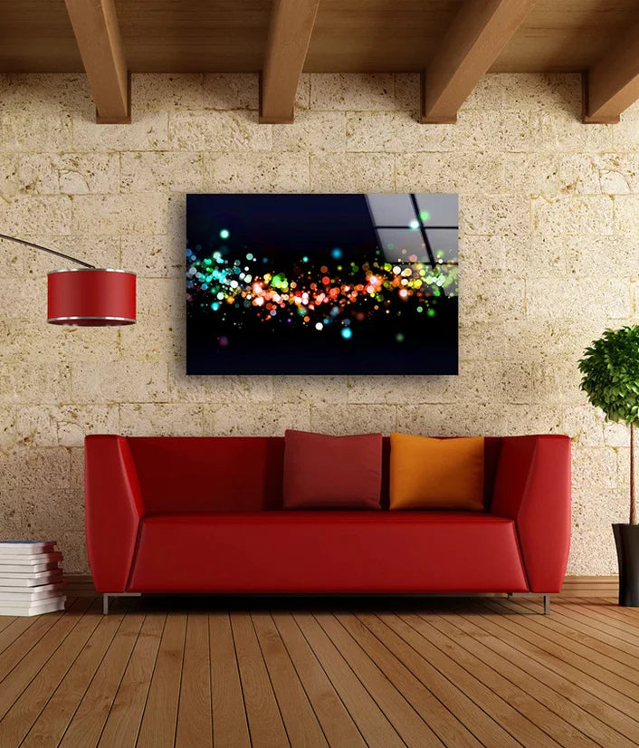 Colorful Lights UV Direct Aluminum Print Australian Made Quality