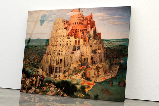 Tower of Babel by Pieter Bruegel the Elder Acrylic Glass Print Tempered Glass Wall Art 100% Made in Australia Ready to Hang