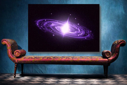 Andromeda Galaxy UV Direct Aluminum Print Australian Made Quality