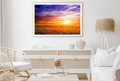 Green Field with Sky Home Decor Premium Quality Poster Print Choose Your Sizes