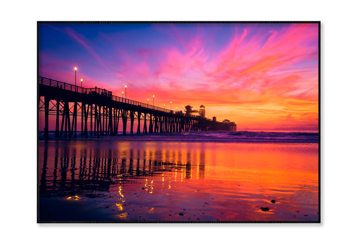 Sunset On the Ocean Home Decor Premium Quality Poster Print Choose Your Sizes