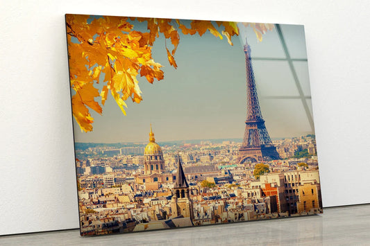 Eiffel Tower & City UV Direct Aluminum Print Australian Made Quality