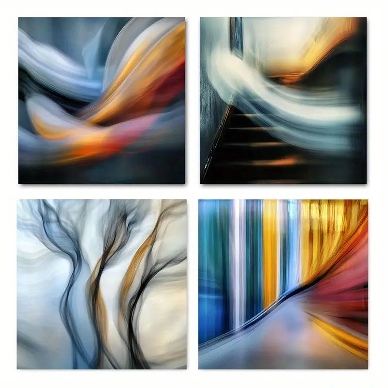 4pcs   Gentle So Furious for Classrooms s   Wall Art Canvas Framed