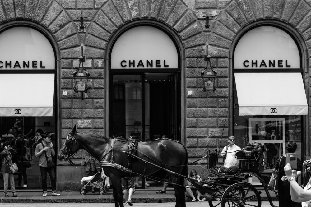 Fashion Store Front View B&W 90x60cm Print 100% Australian Made