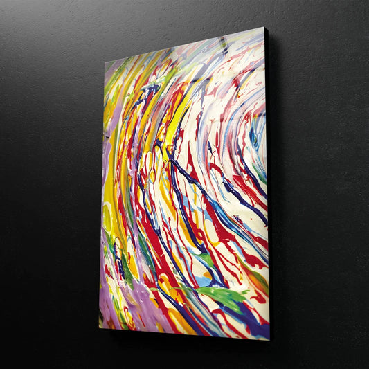 Abstract Painting Art UV Direct Aluminum Print Australian Made Quality