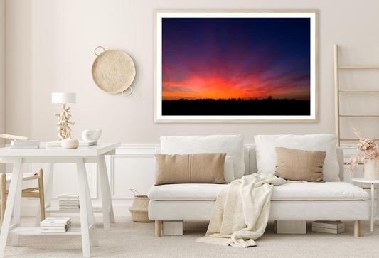 Beautiful Landscape of Dusk in Countryside Home Decor Premium Quality Poster Print Choose Your Sizes