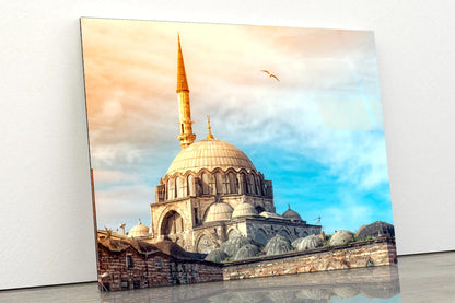 Mosque In Istanbul, Turkey  Acrylic Glass Print Tempered Glass Wall Art 100% Made in Australia Ready to Hang