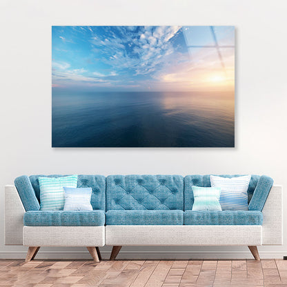 Sky on Sunset Acrylic Glass Print Tempered Glass Wall Art 100% Made in Australia Ready to Hang