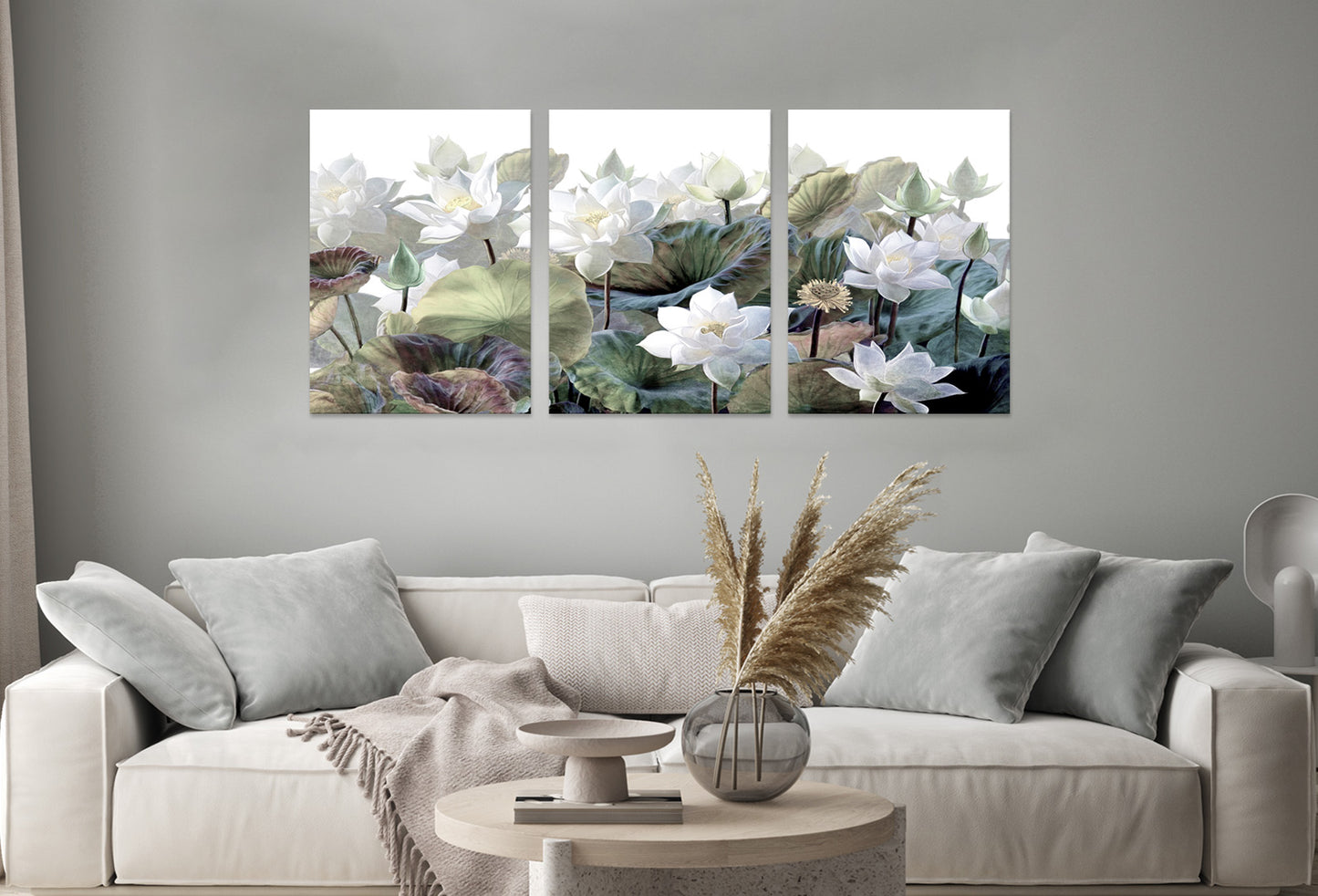 3pcs Colourful Flowers Watercolour Painting Wall Art Set Canvas Framed 40x60cm - High Quality Print 100% Australian Made Wall Canvas Ready to Hang