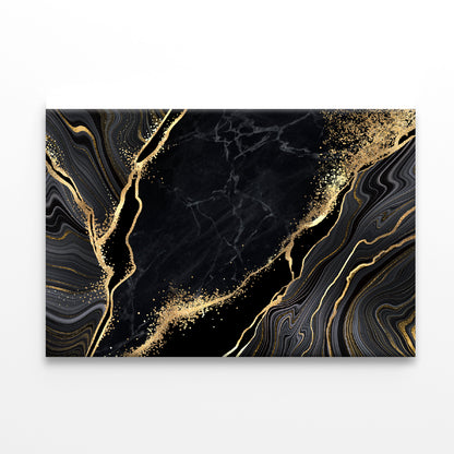 Luxury Black and Gold Wall Art Print 100% Australian Made