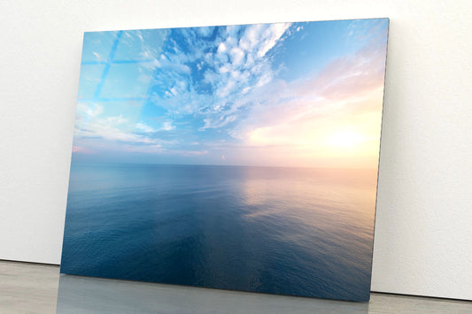 Sky on Sunset Acrylic Glass Print Tempered Glass Wall Art 100% Made in Australia Ready to Hang
