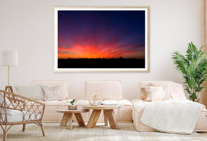 Beautiful Landscape of Dusk in Countryside Home Decor Premium Quality Poster Print Choose Your Sizes