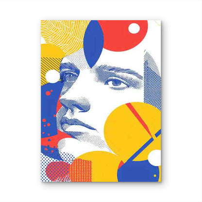 Vibrant Colorful Surreal Illustration 60x90cm Metal Print Ready to Hang - Bella Home Decor