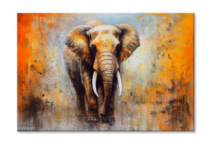 Elephant Abstract Oil Painting Wall Art Limited Edition High Quality Print