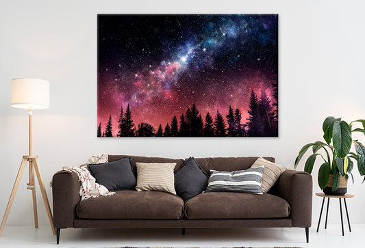 Starry Night Sky Mixed Media Wall Art Decor 100% Australian Made