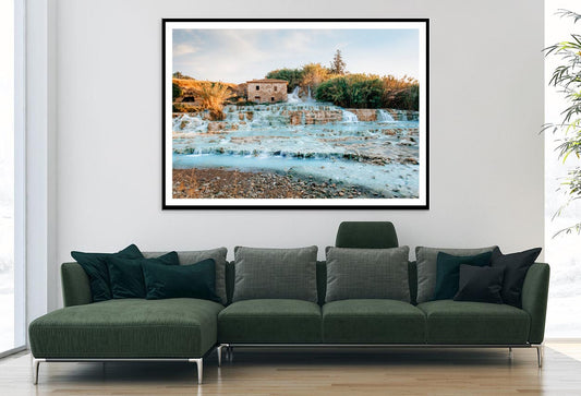 Terme Di Saturnia - Mill Waterfalls, Tuscany, Italy Home Decor Premium Quality Poster Print Choose Your Sizes