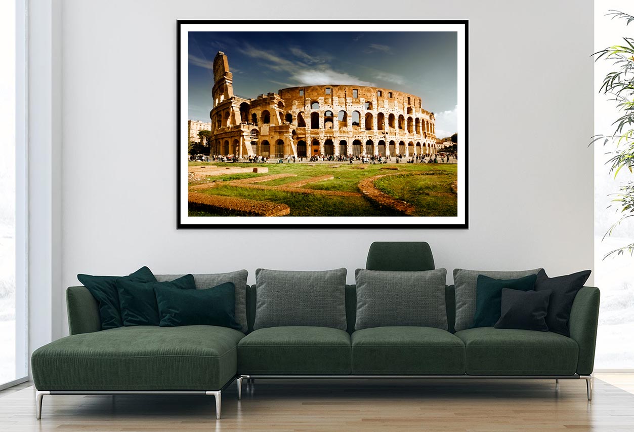 Colosseum In Rome, Italy Home Decor Premium Quality Poster Print Choose Your Sizes