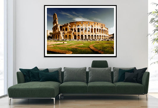 Colosseum In Rome, Italy Home Decor Premium Quality Poster Print Choose Your Sizes