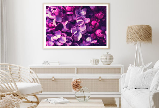 Purple Lilac Flowers Background Home Decor Premium Quality Poster Print Choose Your Sizes