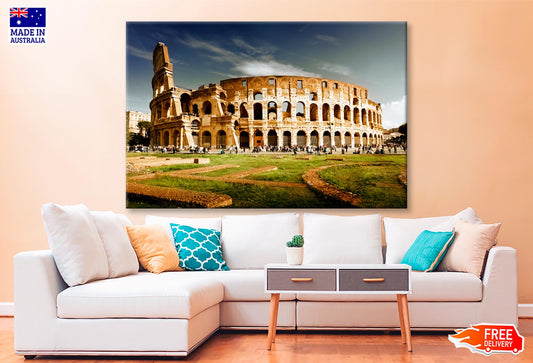 Colosseum In Rome, Italy Wall Art Decor 100% Australian Made