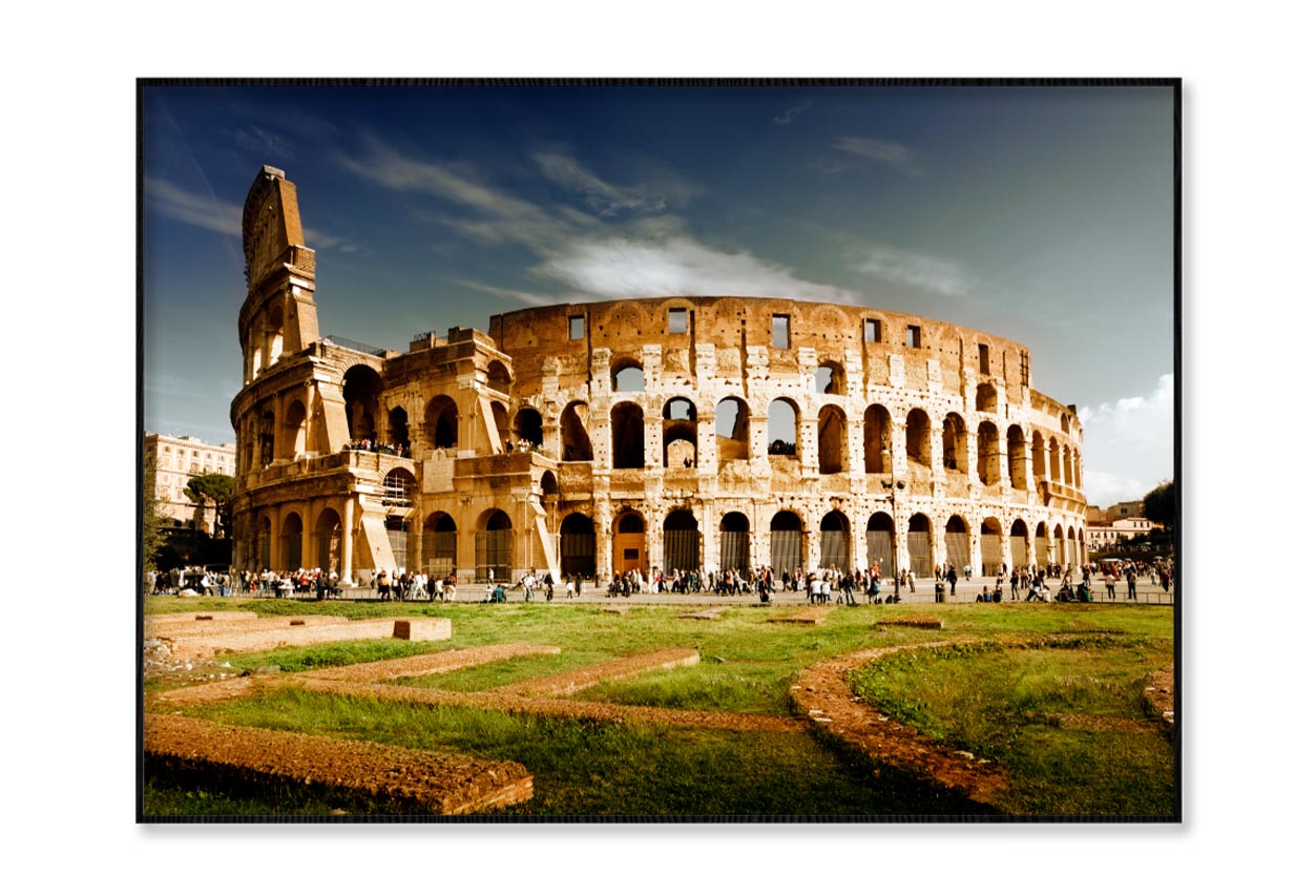 Colosseum In Rome, Italy Home Decor Premium Quality Poster Print Choose Your Sizes