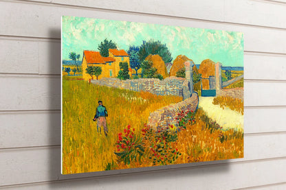 Vincent Van Gogh, Farmhouse In Provence UV Direct Aluminum Print Australian Made Quality