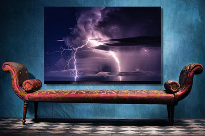 Lightning Strike UV Direct Aluminum Print Australian Made Quality