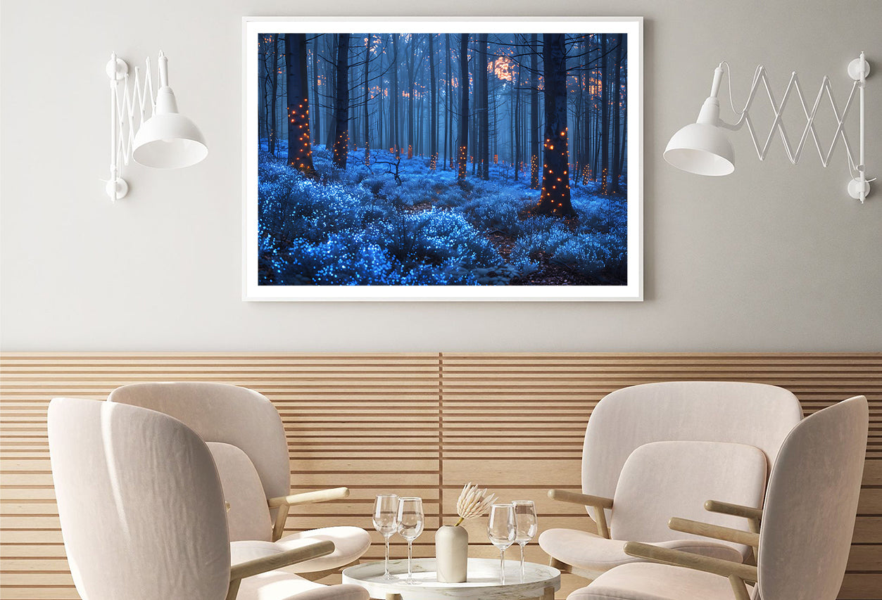 Forest in the Night Home Decor Premium Quality Poster Print Choose Your Sizes