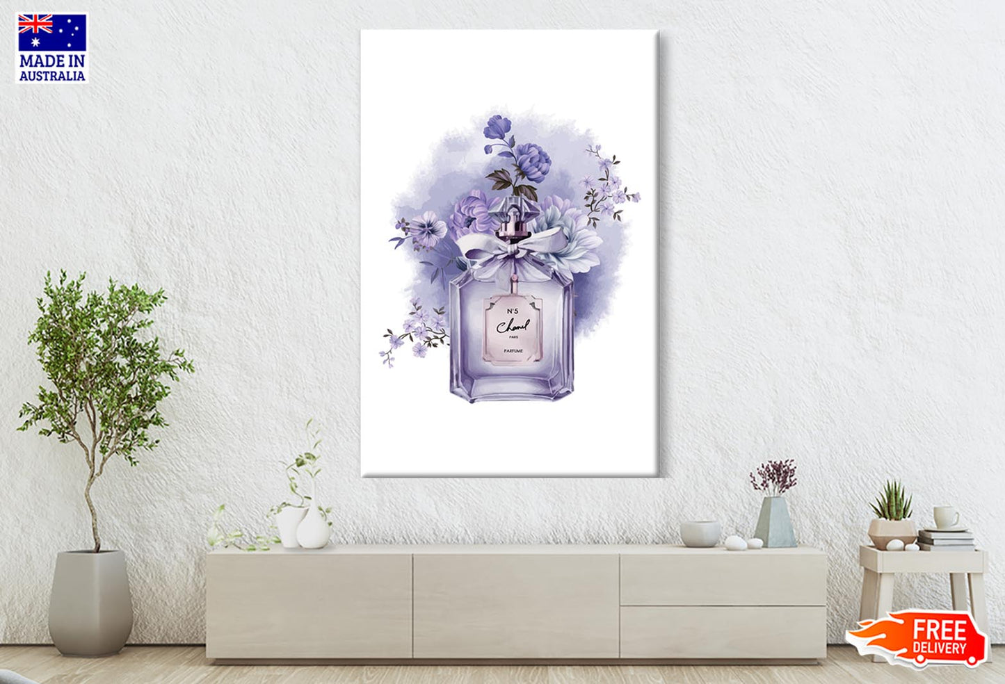 Purple Perfume Wall Art Limited Edition High Quality Print