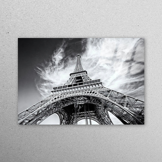 Eiffel Tower Photo Acrylic Glass Print Tempered Glass Wall Art 100% Made in Australia Ready to Hang