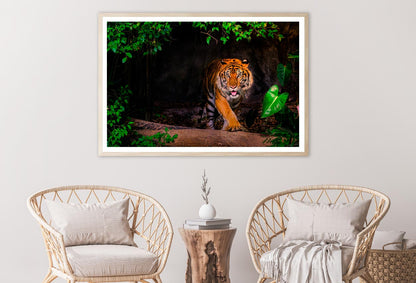 The Siberian Tiger & Forest View Home Decor Premium Quality Poster Print Choose Your Sizes