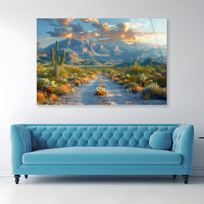 Mountains and Snow Acrylic Glass Print Tempered Glass Wall Art 100% Made in Australia Ready to Hang