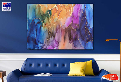 Natural Luxury Abstract Fluid Art Painting Print 100% Australian Made