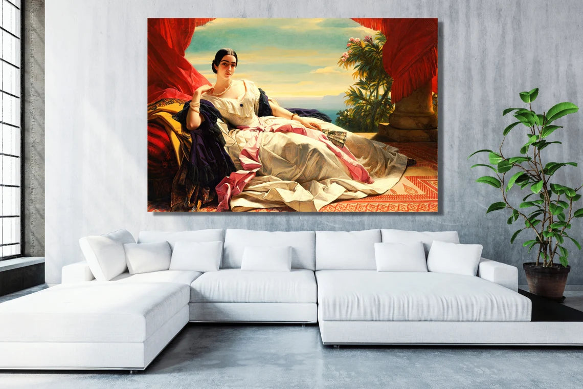 Franz Xaver Winterhalter, Leonilla UV Direct Aluminum Print Australian Made Quality