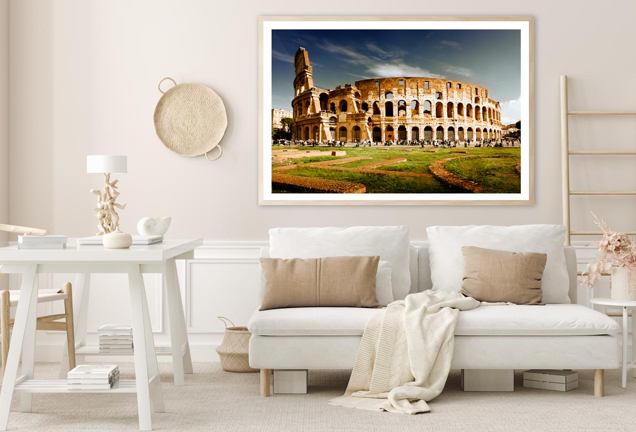 Colosseum In Rome, Italy Home Decor Premium Quality Poster Print Choose Your Sizes