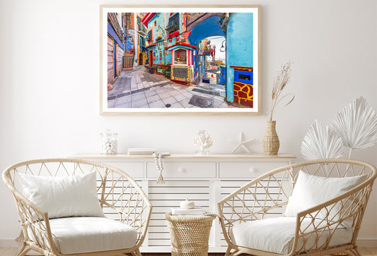 Color Streets of Vietri Salerno Home Decor Premium Quality Poster Print Choose Your Sizes