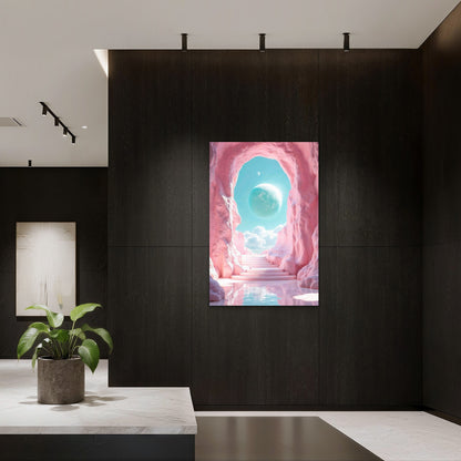 Pastel Fantasy Surreal Dream 60x90cm Metal Print Ready to Hang