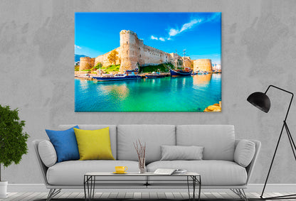 Kyrenia Castle Northern Cyprus Wall Art Decor 100% Australian Made