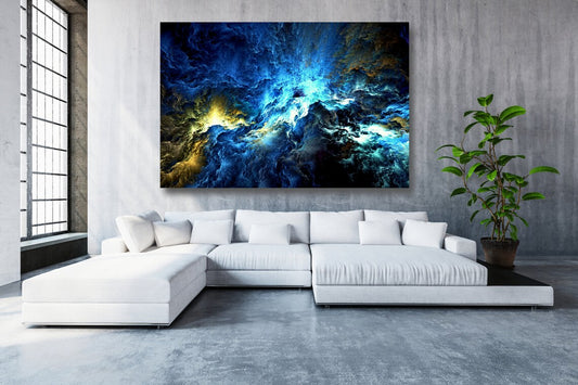 Abstract Art Nebula Acrylic Glass Print Tempered Glass Wall Art 100% Made in Australia Ready to Hang