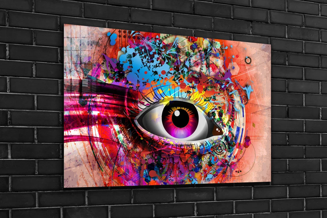 Colorful Eye Digital UV Direct Aluminum Print Australian Made Quality