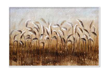 Reeds, Lake, Impression Oil Painting Wall Art Limited Edition High Quality Print