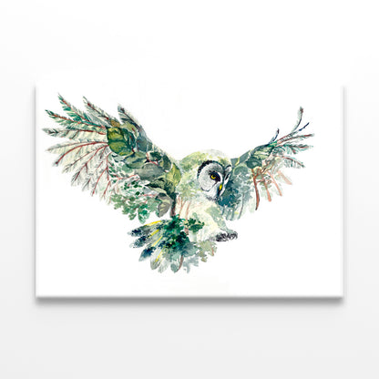Forest Owl Wall Art Decor 100% Australian Made