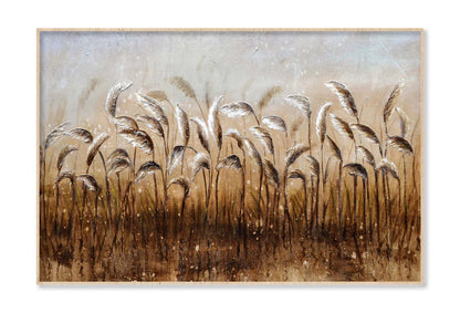 Reeds, Lake, Impression Oil Painting Wall Art Limited Edition High Quality Print