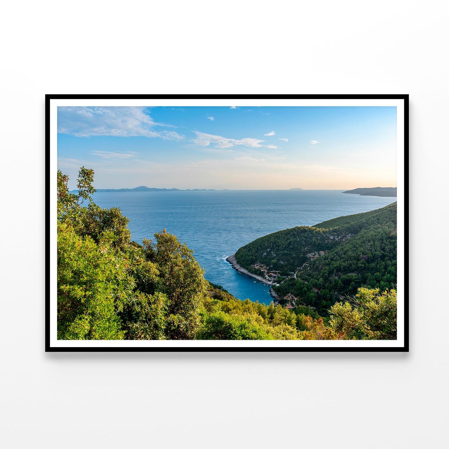 Coastline on Korcula Island in Adriatic Sea in Croatia Home Decor Premium Quality Poster Print Choose Your Sizes