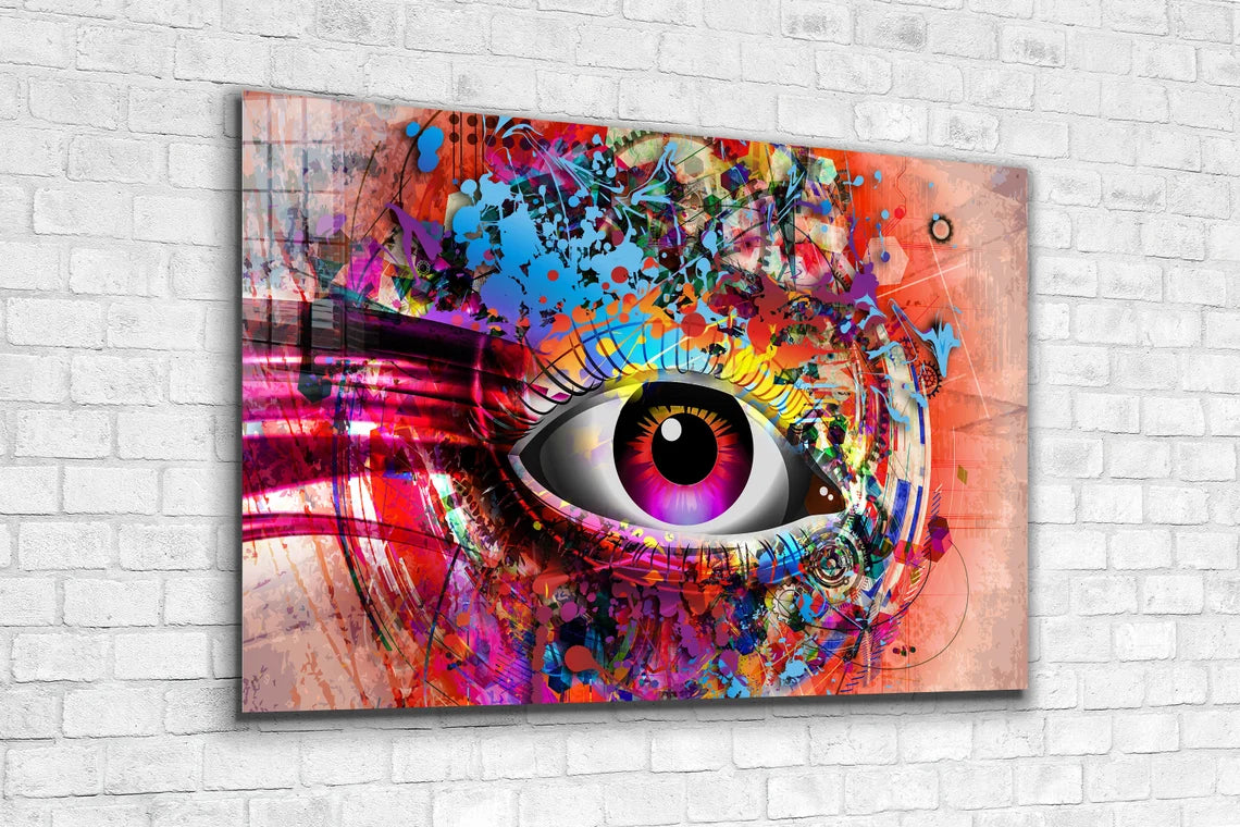 Colorful Eye Digital UV Direct Aluminum Print Australian Made Quality