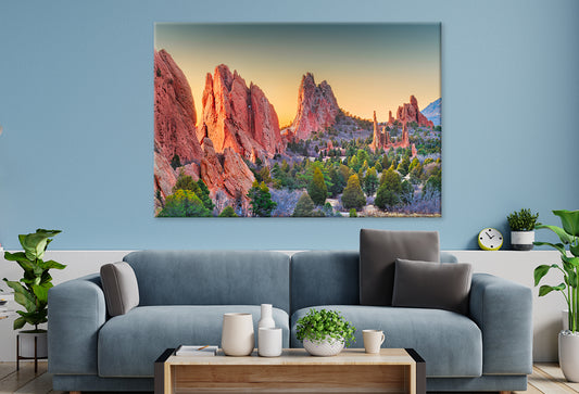 Garden of the Gods, Colorado Spring Wall Art Decor 100% Australian Made