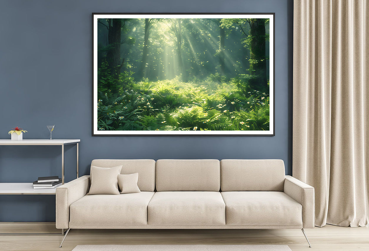 Morning in the Forest Home Decor Premium Quality Poster Print Choose Your Sizes